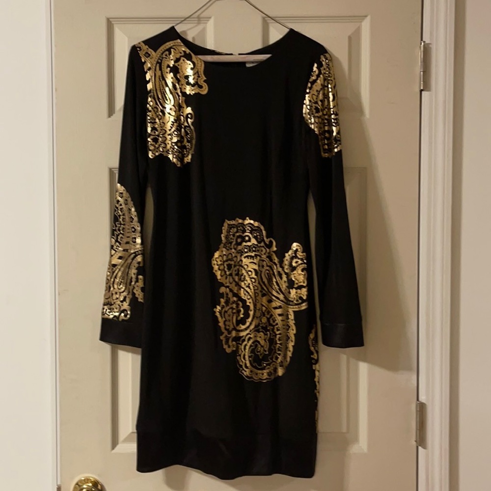 Dress Cache Black and gold dress - Picture 4 of 7
